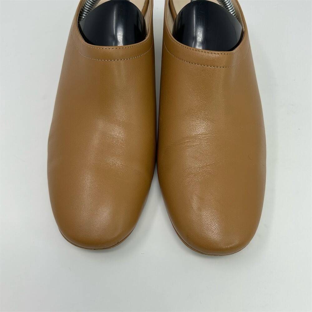 Everlane The Day Heel Mule Womens Brown Slip-On Block Heel Almond Toe Size 8 - Picture 5 of 12